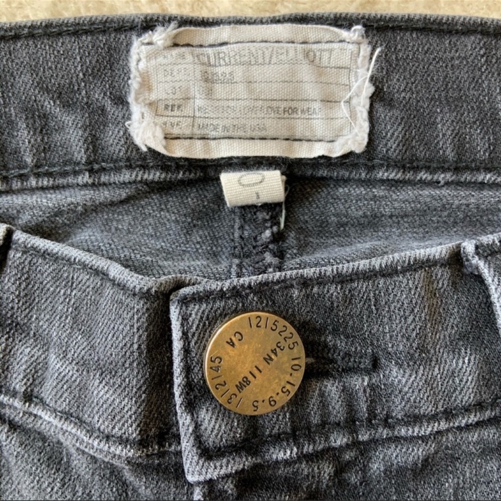 Current/Elliott Spade Ankle in Black Night Faded Black Jeans - Picture 11 of 15